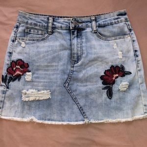 Denim skirt, size M